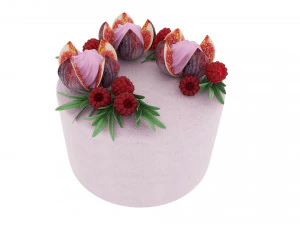 Fruit berry cake collection 3 3D Model