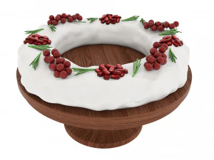 Fruit berry cake collection 3 3D Model