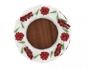 Fruit berry cake collection 3 Model 3D