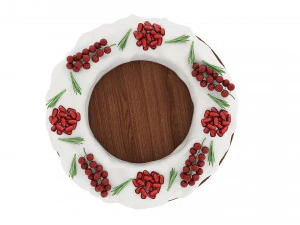 Fruit berry cake collection 3 3D Model