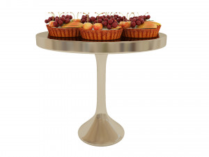 Fruit berry cake collection 3 Model 3D