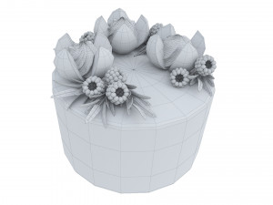 Fruit berry cake collection 3 Model 3D