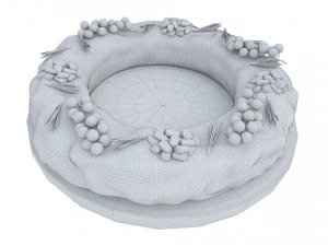 Fruit berry cake collection 3 3D Model