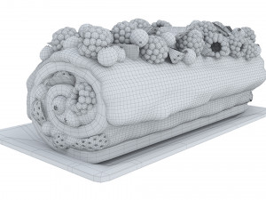 Fruit berry cake collection 3 Model 3D