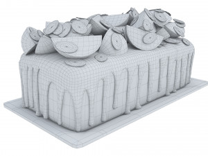 Fruit berry cake collection 3 Model 3D