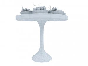 Fruit berry cake collection 3 3D Model