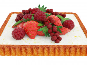 Berry Quadratic Tart 3D मॉडल