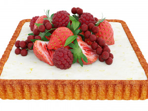 Berry Quadratic Tart 3D मॉडल