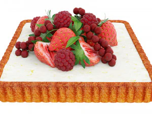 Berry Quadratic Tart 3D Model