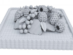 Berry Quadratic Tart 3D मॉडल