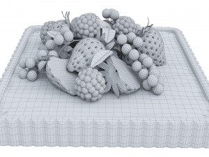Berry Quadratic Tart 3D मॉडल