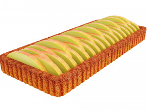 Peach Tart 3D Model