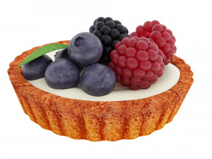 Berry Mini Tart Modelo 3D