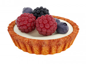 Berry Mini Tart Modelo 3D