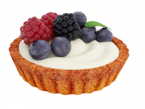Berry Mini Tart Modelo 3D