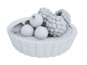 Berry Mini Tart Modelo 3D