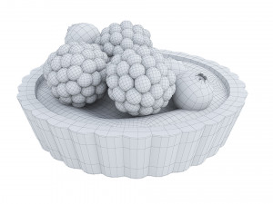 Berry Mini Tart Modelo 3D