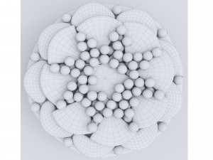 Orange Cake Collection 6 3D Model