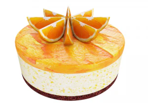 Collezione di torte all'arancia 6 Modello 3D
