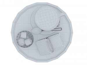 Coffee and Sandwich Cookies 3D Modell