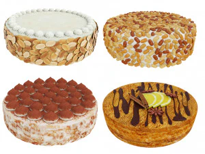 Pasta koleksiyonu 3D Model