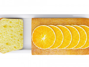 Cake With Orange Slices 3D Модель
