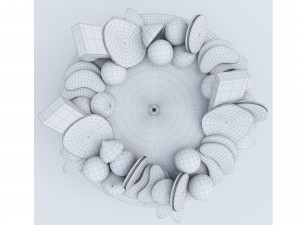 Cake With Oreo Cookies 3D Model