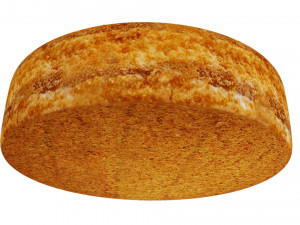 Honey Cake With Chocolate Modello 3D