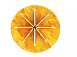 Orange Cake With Jelly 3D Model