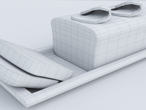 Orange Marble Cake 3D 模型