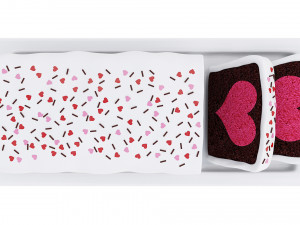 Chocolate Cake With Heart 3D Model