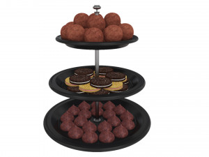 Chocolate and Cookies 3D मॉडल