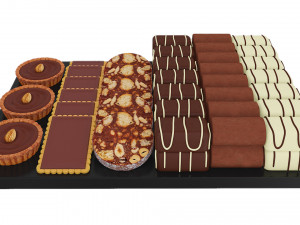 Chocolate and Cookies 3D मॉडल