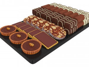 Chocolate and Cookies 3D मॉडल