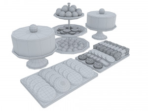Chocolate and Cookies 3D मॉडल