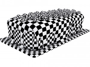 Cranberry Loaf Cake 3D 모델