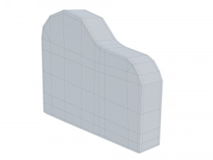 Raisin Loaf Cake Slice Modèle 3D