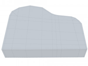 Raisin Loaf Cake Slice Modèle 3D