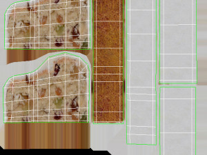 Raisin Loaf Cake Slice Modèle 3D