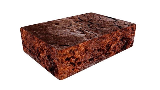 Chocolate Cake Bar Modelo 3D .c4d .max .obj .3ds .fbx .stl .blend 