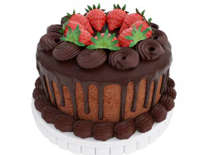 Bolos De Chocolate Modelo 3D