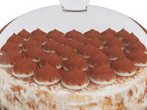 Tiramisu cake stand 3D Model