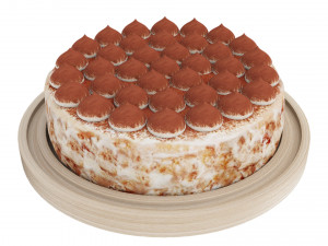 Tiramisu cake stand Modèle 3D