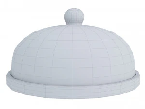 Tiramisu cake stand 3D Model