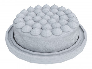 Tiramisu cake stand Modèle 3D