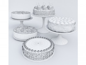 Cake Collection 2 3D 模型