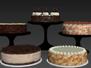 Cole&ccedil;&atilde;o de Bolo 2 Modelo 3D