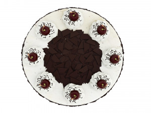 Cherry Chocolate Cake Model 3D