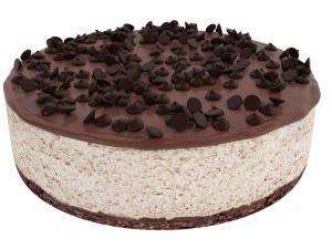 Espresso Cheesecake 3D Model