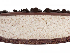 Espresso Cheesecake 3D Model